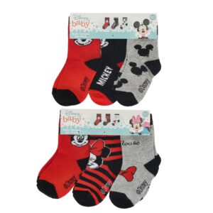 Minnie Mouse Baby Socks 3-Pack - Red/Black