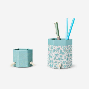 2-in-1 Floral Pencil Holder - Collapsible - Image 2