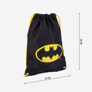 Batman Gym bag for kids - Yellow Logo - Image 3