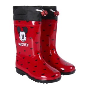 Mickey Mouse rain boots for children - Red - Image 1