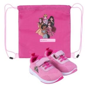 Princess Sports shoes with bag Pink - Image 1