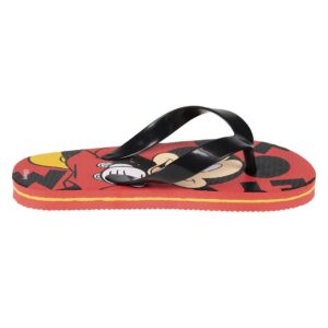 Mickey Mouse Flip Flops -Red - Image 5