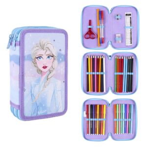 Frozen Filled Pencil Case for Children - Girls - Image 1