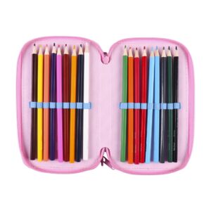Princess Filled Pencil Case for Children - Flower - Image 5
