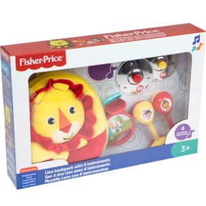Fisher-Price Toy Backpack Lion with 4 instruments - Image 4