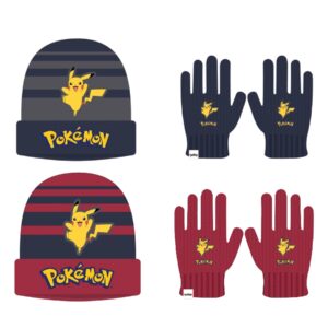 Pokemon Hat with Gloves - For Kids - Image 4
