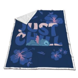 Lilo & Stitch Fleece blanket -Sherpa