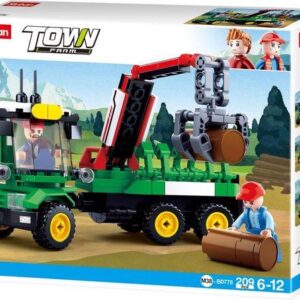 Sluban building blocks set Log Transport - 209 PCS