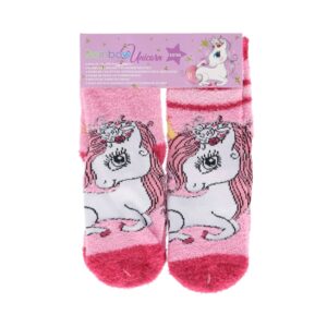 Unicorn 2-Pack Fluffy Socks - Image 2