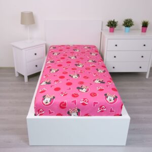 Minnie Mouse Fitted sheet - Hearts - Image 2
