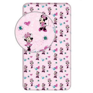 Minnie Mouse Fitted sheet - Flowers - Image 1