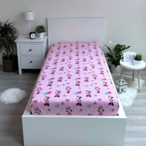 Minnie Mouse Fitted sheet - Flowers - Image 2