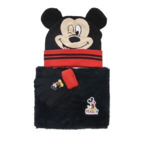 Mickey Mouse Hat, scarf and glove - Image 1