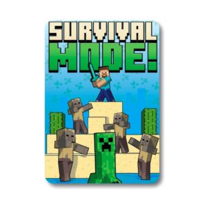 Minecraft Fleece blanket - Survival fashion - Image 1
