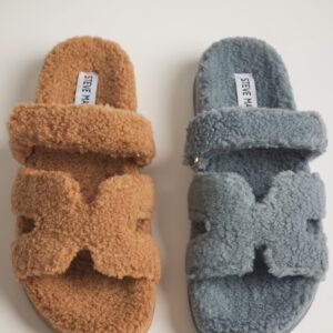 Mayven Faux Shearling Camel Fabric - Image 9