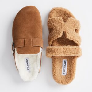 Mayven Faux Shearling Camel Fabric - Image 7