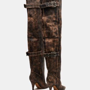 Baddie Brown Distressed - Image 6
