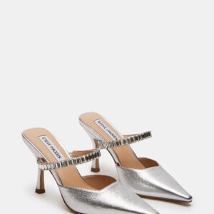 Brecki Silver Leather Rhinestones - Image 2