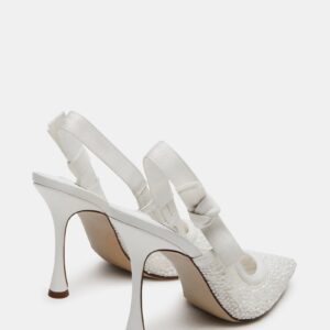 Bri White Lace Pearl - Image 5