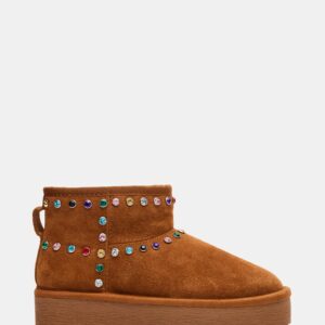 Comfy Chestnut Suede Rhinestones - Image 1