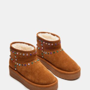 Comfy Chestnut Suede Rhinestones - Image 3