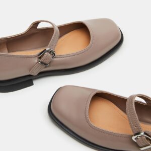 Delancy Taupe Leather - Image 3