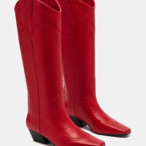 Dollie Red Leather - Image 3