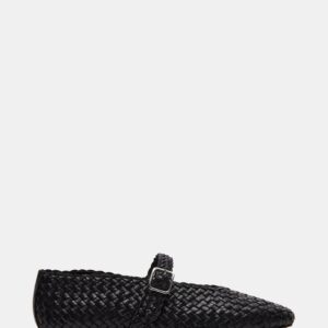 Dreaming Woven Black Leather - Image 1