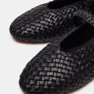 Dreaming Woven Black Leather - Image 3