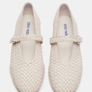 Dreaming Woven Cream Leather - Image 4