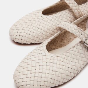 Dreaming Woven Cream Leather - Image 3