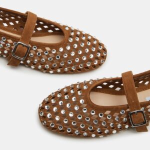 Dreaming Chestnut Suede Rhinestones - Image 4