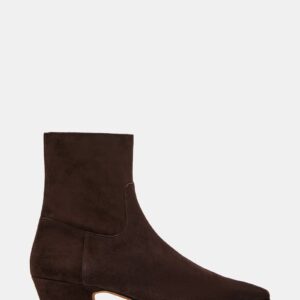 Dusty Chocolate Brown Suede - Image 1