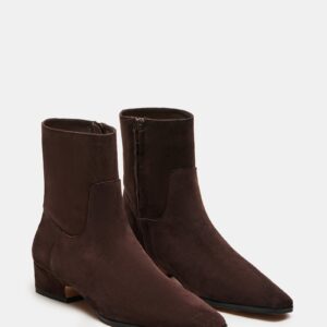 Dusty Chocolate Brown Suede - Image 3