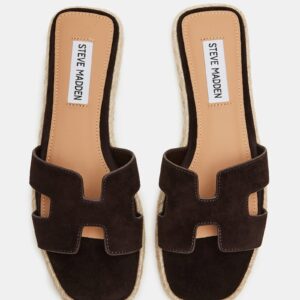 Hexa Chocolate Brown Suede - Image 4