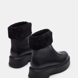 Jones Faux Fur Black Leather - Image 6