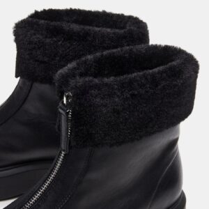 Jones Faux Fur Black Leather - Image 4