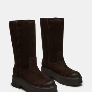 Joselyn Chocolate Brown Suede - Image 2