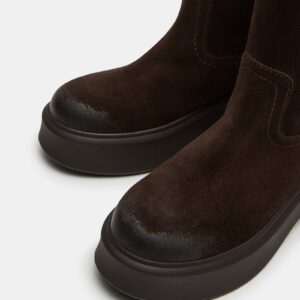 Joselyn Chocolate Brown Suede - Image 3
