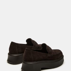 Jubal Chocolate Brown Suede - Image 5