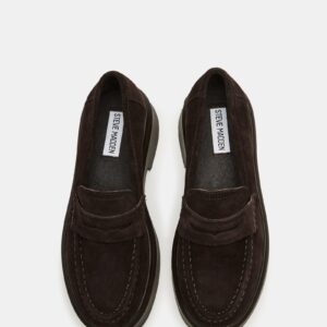 Jubal Chocolate Brown Suede - Image 4