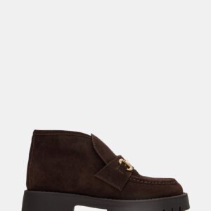 Leon Chocolate Brown Suede - Image 1