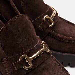 Leon Chocolate Brown Suede - Image 4