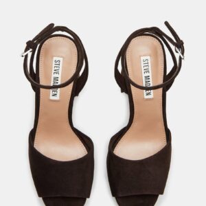 Lourdes Chocolate Brown Suede - Image 5