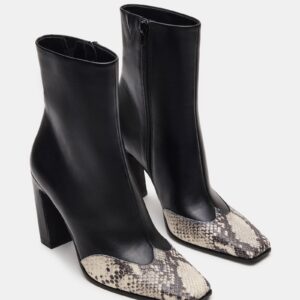 Lyle Black Leather With Snake - Image 2