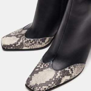 Lyle Black Leather With Snake - Image 3