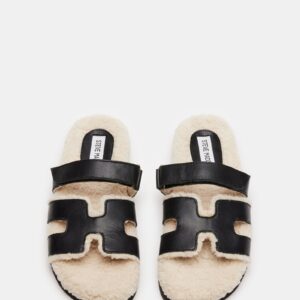 Mayven Faux Fur Black Leather - Image 5