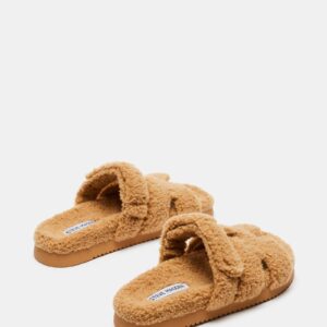 Mayven Faux Shearling Camel Fabric - Image 6