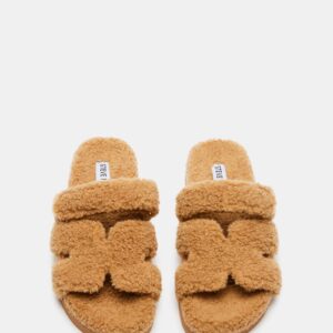 Mayven Faux Shearling Camel Fabric - Image 5