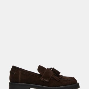 Minka Chocolate Brown Suede - Image 1